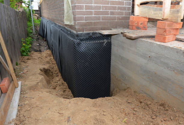 Crawl space vapor barrier installation in Brazil, IN
